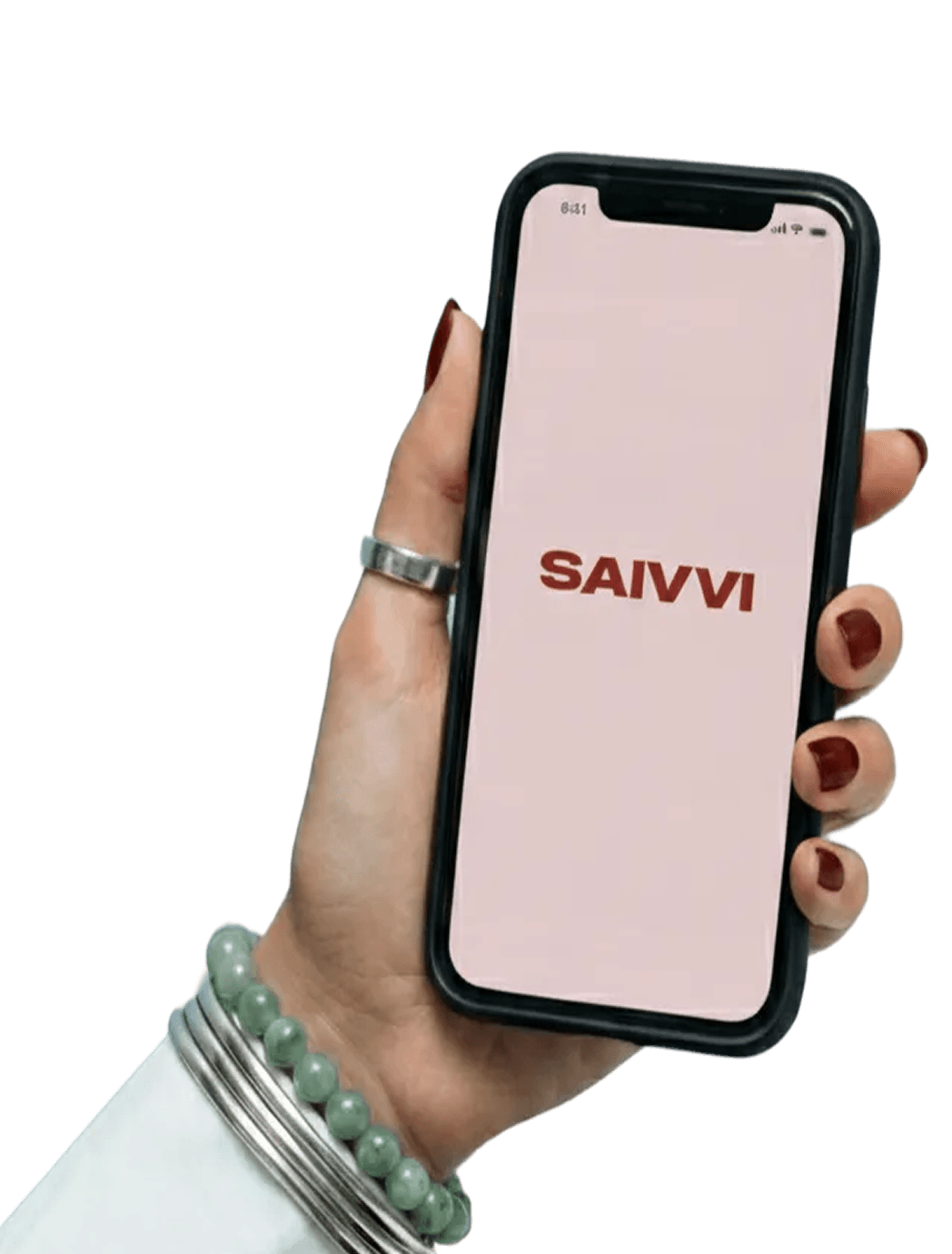 Saivvi app on phone